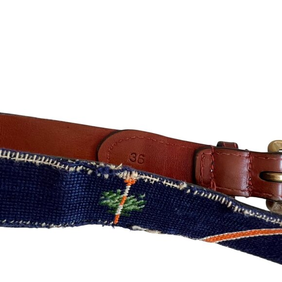 Smathers & Branson needlepoint belt size 36 - Picture 7 of 10